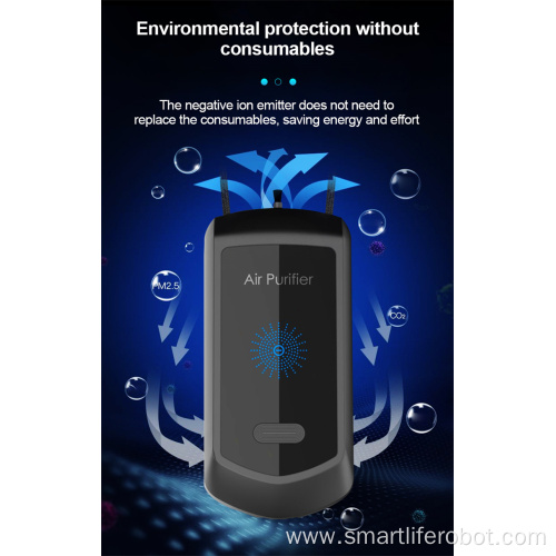 Portable Wearable Smart Air Purifier for Home